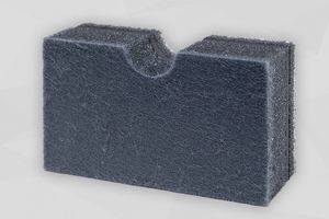 Broad-band noise absorber Cellofoam